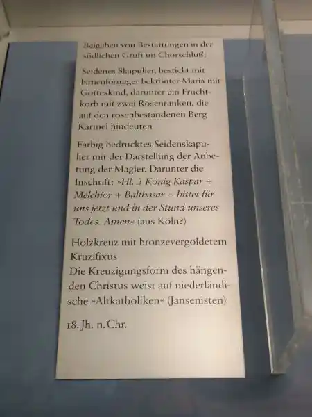 Wooden cross with bronze gilded